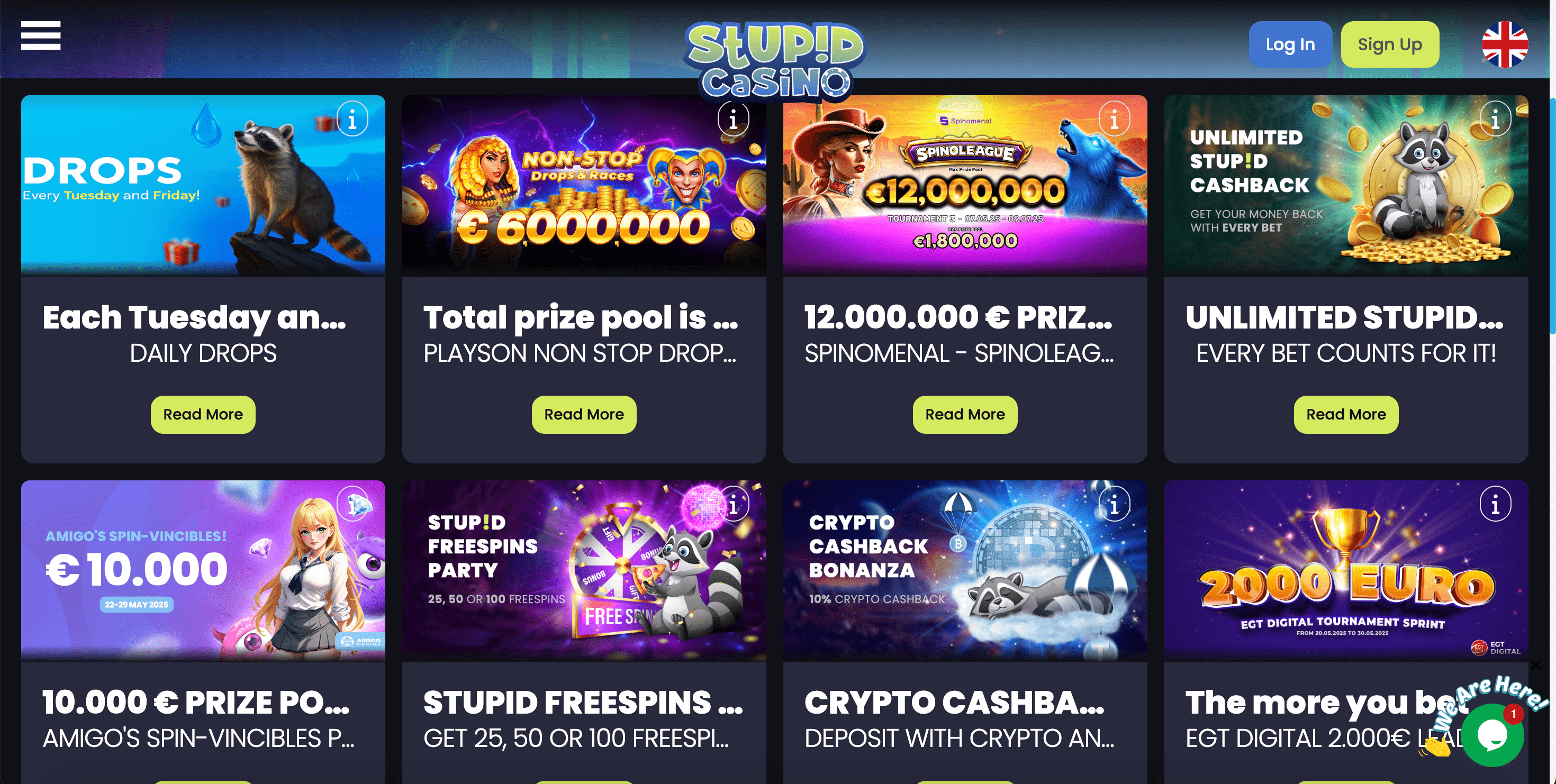 stupid casino bonuses