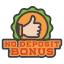 no deposit icon