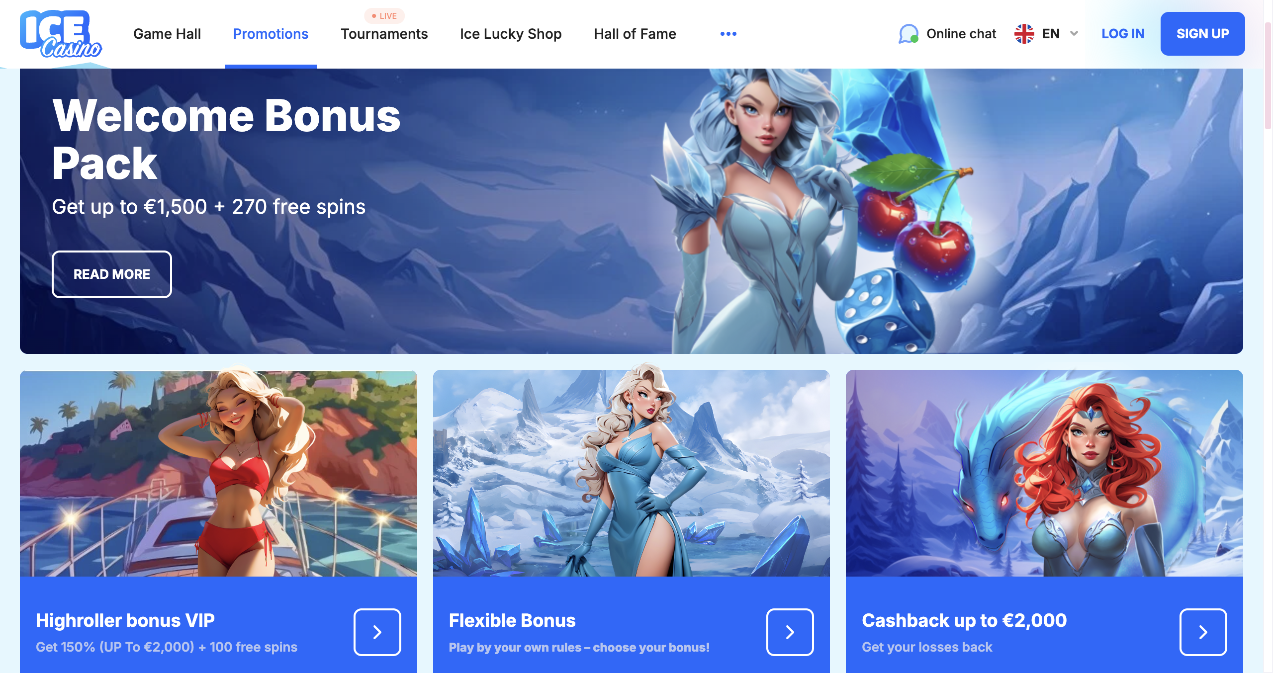 Ice Casino Promotions