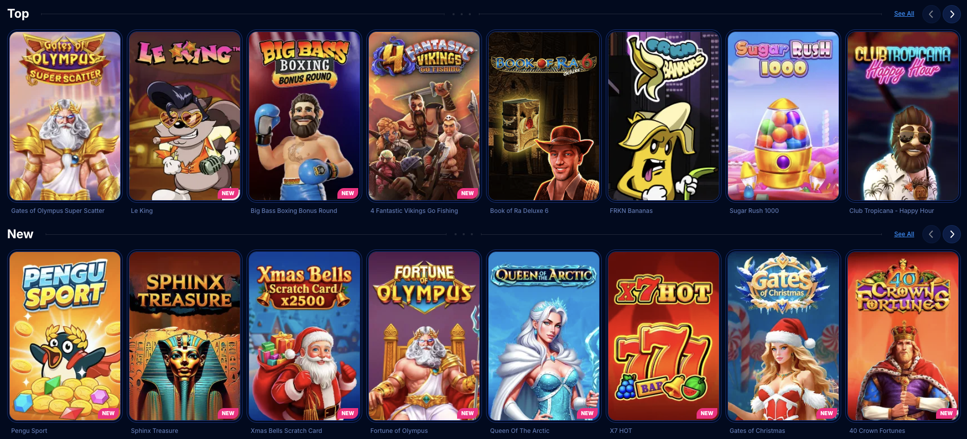 BoomerangBet Online Casino Games Banner