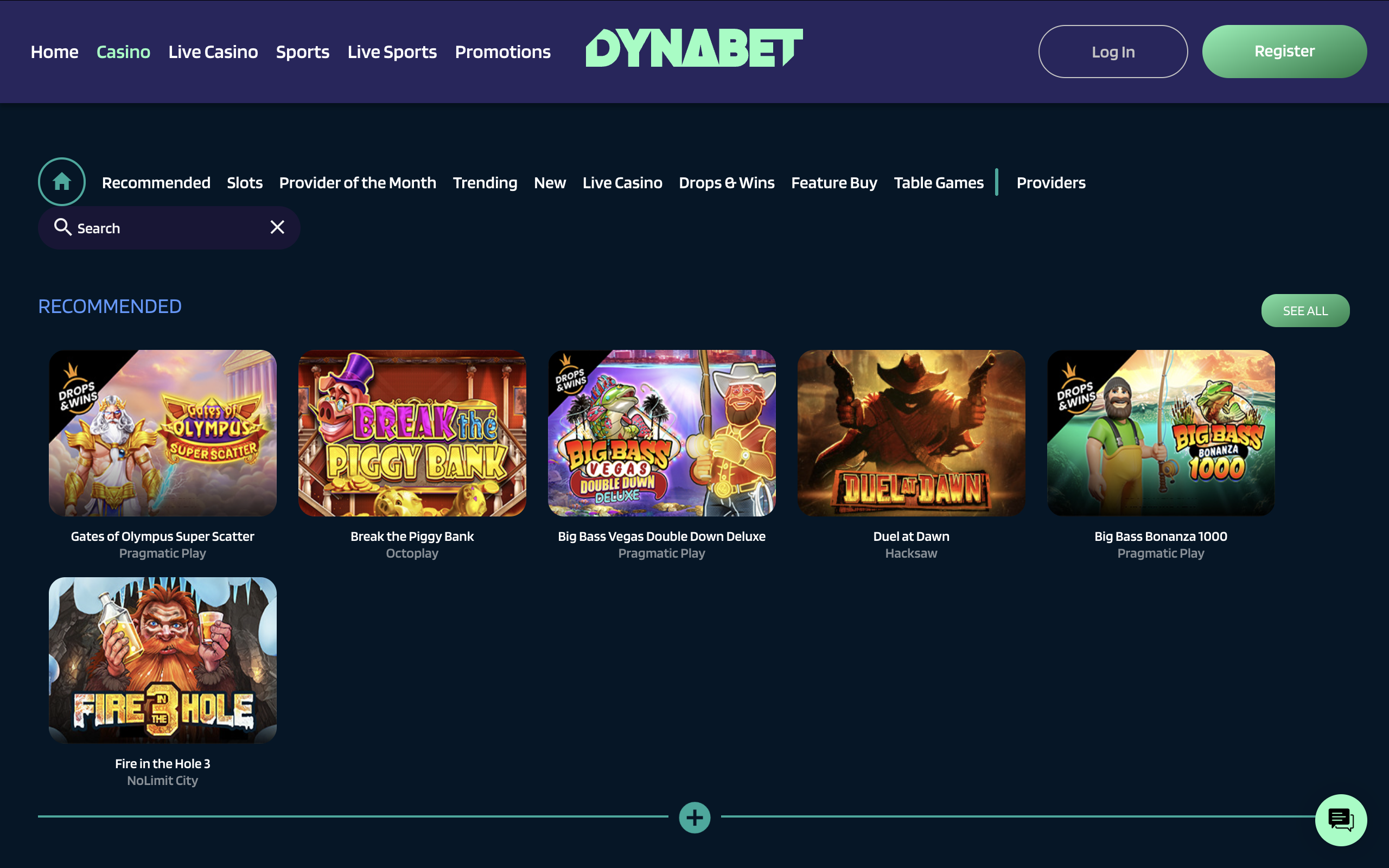 dynabet games