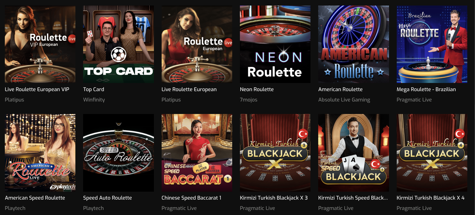 Hugo Live Casino Banner