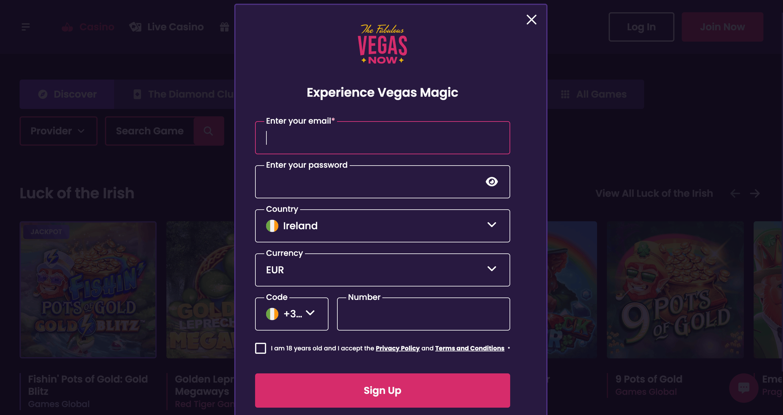 vegasnow registration