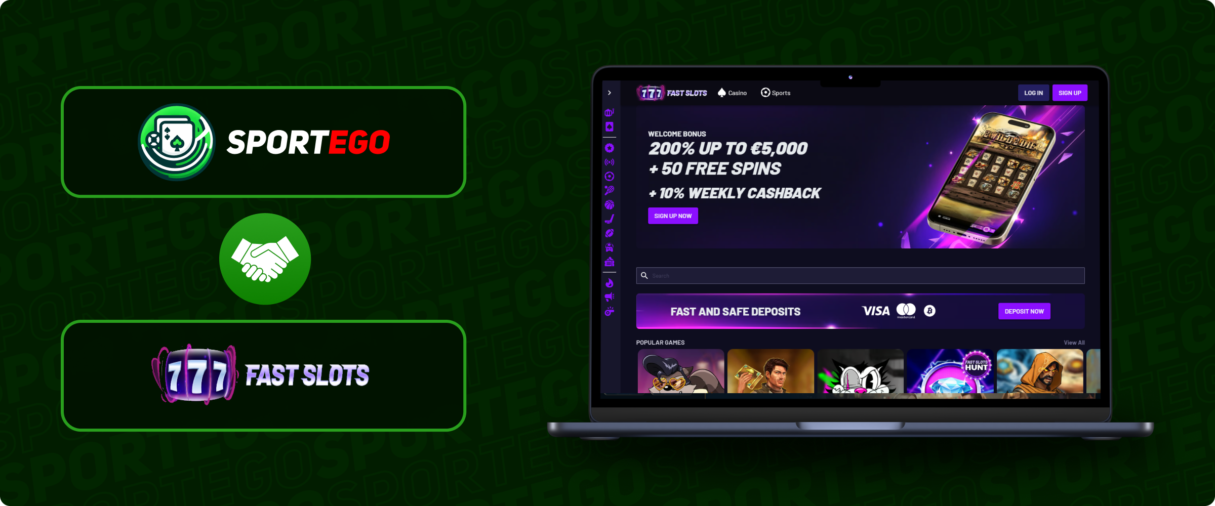 Fast Slots Casino Review Banner