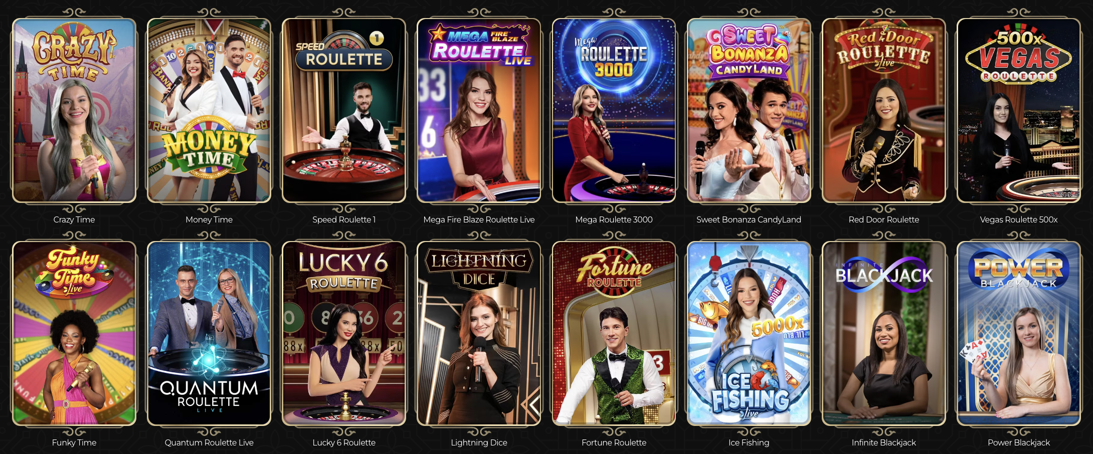 Casina Live Casino Banner